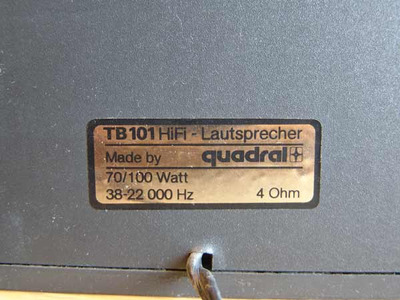 Quadral TB 101 3