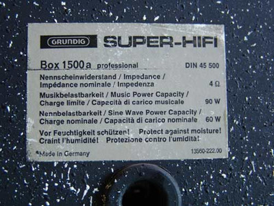 Grundig Box 1500A 4
