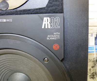 Acoustic research AR92 6