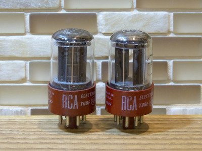 5691 / 5691 RCA 6SL7 Red Base пара