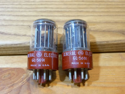 5691 / 5691 General Electric 6SL7 карсный цоколь пара
