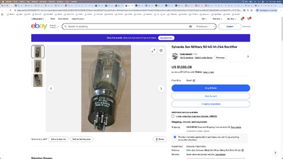 5U4 274B Sylvania 1942 год 4