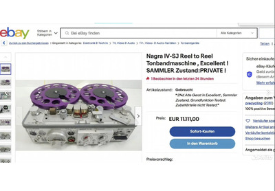 Nagra IV-SJ 9-19-38/2 Вход 1 mV 2