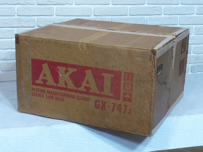 Akai GX-747 NOS NIB 220V Новый в Коробке 5