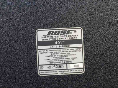 Bose 401 5
