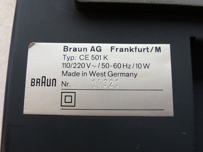BRAUN CSV 300 + тюнер BRAUN CE 501 K 3