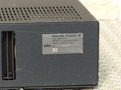 Braun Regie 501 K 3