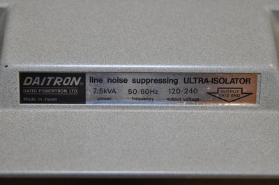 Daitron 7.5 kVA Line Noise Suppressing Ultra-Isolator / 220V=220V=120V как фильтр и понижающий трансформатор 3