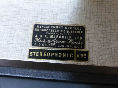 Dansette Stereophonic A35 9
