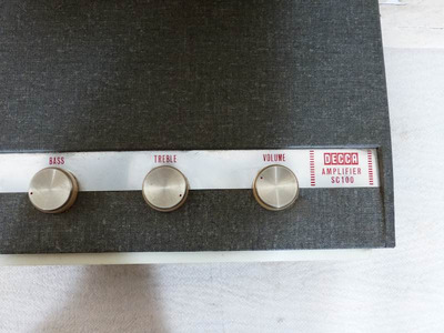 DECCA SC 100 Активные с Ламповым усилителем 1950 гг. 3