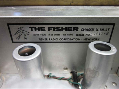 Fisher X-101-ST 1959 год как Новый 20 ватт пушпула 3