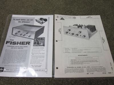 Fisher X-101-ST 1959 год как Новый 20 ватт пушпула 5