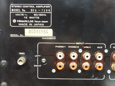 Hitachi HMA-7500 HCA-7500 5