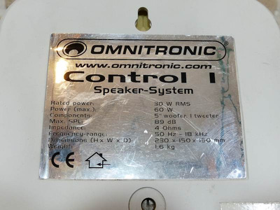 JBL Control 1 / с кронштейном на стену. Остаток 7 шт. Цена за шт. 4