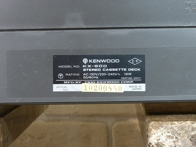 Kenwood KX-500 6
