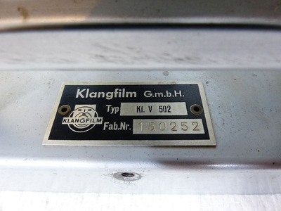 Klangfilm Kl. V 502 Моно-блоки полностью обслужены 3