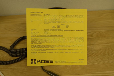 Koss K-6 2