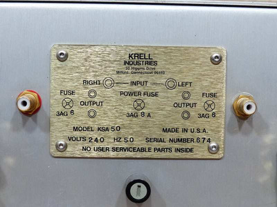 Krell KSA-50 / 50W в кл. А 3