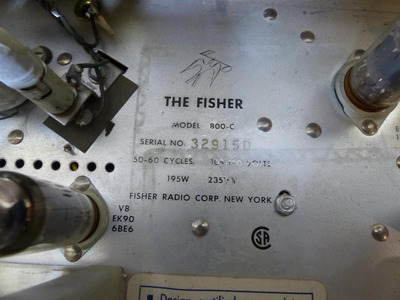 Fisher 800-C / AM FM 8