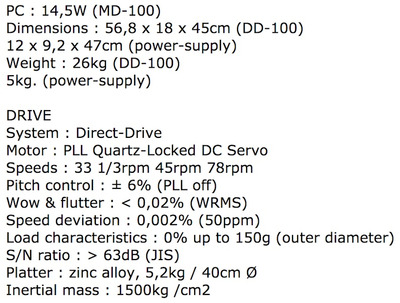 Micro DD MD-100 / 12" 10