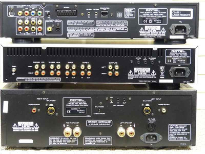 Rotel RB-1080 / RC-1550 / RDV-1060 Конец Пред и DVD 8