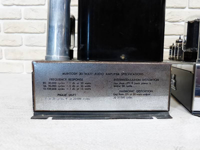 McIntosh MC 30 / Моно-блоки 1955 год 5