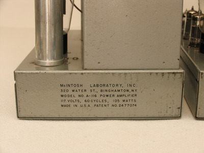 McIntosh A-116 / 6BG6 / 1954 год / На Western Electric 5