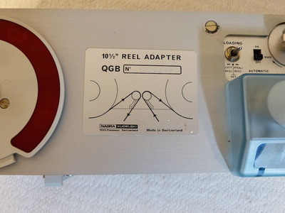 Nagra QGB Reel Adapter 10 ½” NOS NIB 7