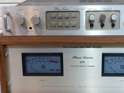 Phase Linear 400 + Phase Linear 3500 Series Two оконечник + пред 3