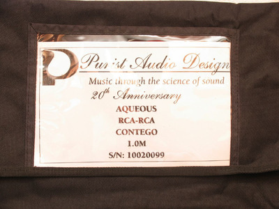 Purist Audio Aqueous / $1.200 -45% 5