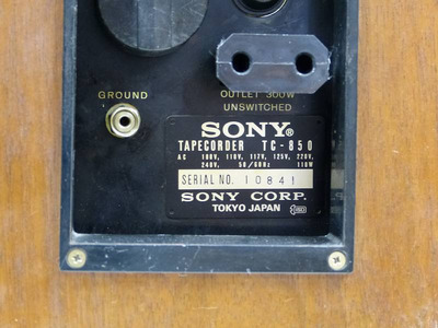 Sony TC-850 3