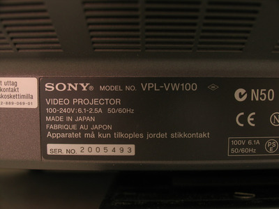 Sony VPL-VW100 3