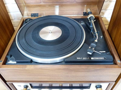 Toshiba SX-370 Вертушка, рессивер и колонки 1972 год 3