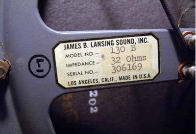JBL C-31 / 1948 год 5
