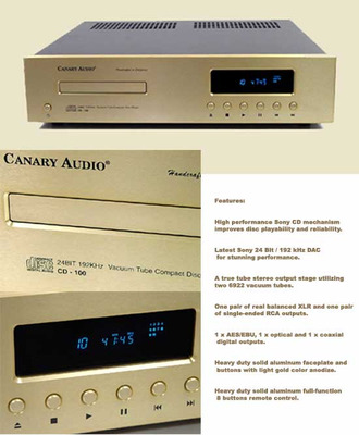 CANARY AUDIO CD 100