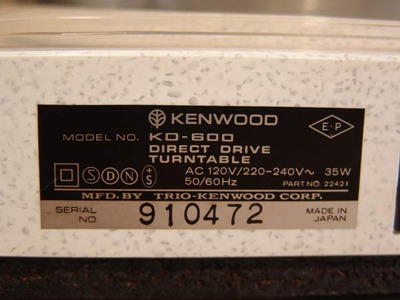 KENWOOD KD-600 6