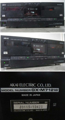 AKAI GX-M712W