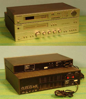 TELEFUNKEN RA-200 + RT200 FM/AM Digital Quartz Timer Tuner