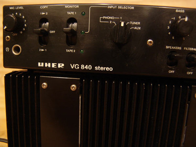 UHER Z 140 + UHER VG 840 / Ус. Мощн. + Предв. Ус. 3